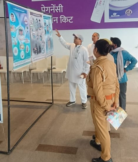 Awareness program for officials and passengers at Alambagh Bus Station, Lucknow.